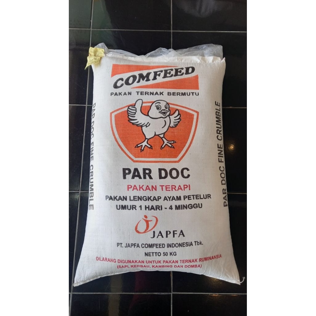 PARDOC Comfeed Pakan terapi ayam petelur 1hari - 4 minggu 50kg