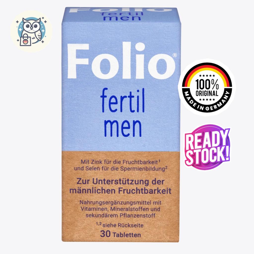 Folio Fertil Men Import Germany | Vitamin Promil Kesuburan Pria Asli Jerman - 30 tablet
