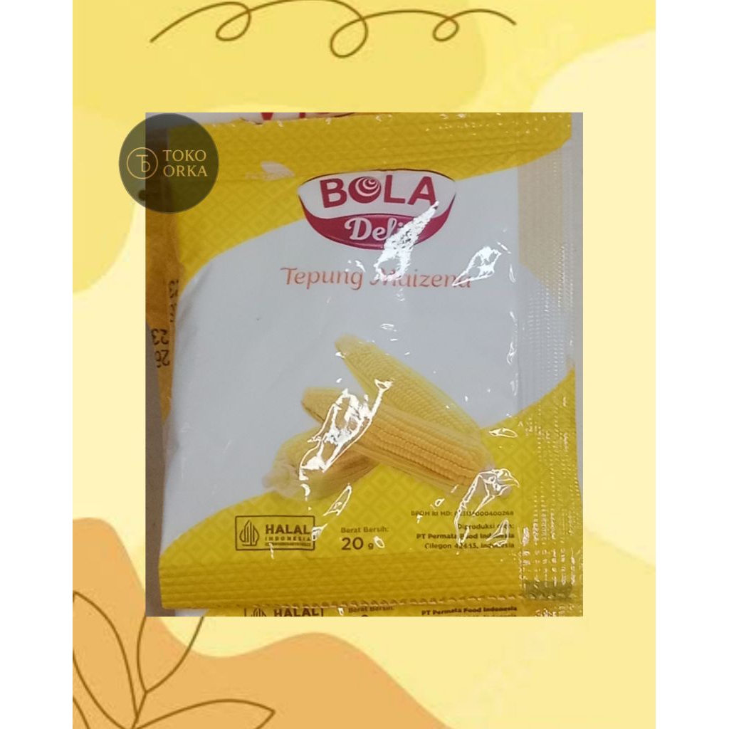 

Tepung Maizena Bola Deli 20g – Pilihan Tepat untuk Tekstur Masakan Lebih Lembut!