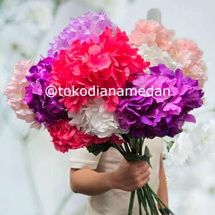 Hydrangea B - Artifical Hydrangea Flower Premium