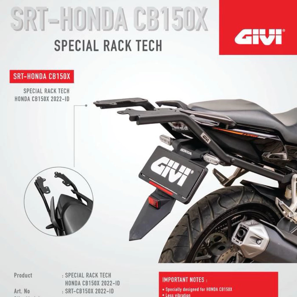 BRACKET BOX GIVI SRT NEW CB150X BRACKET BOX MOTOR CB150R FI NEW