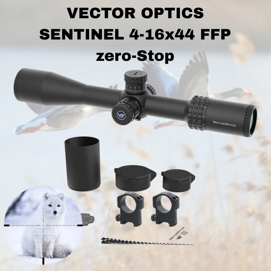 VECTOR OPTICS SENTINEL 4-16×44 FFP ZERO STOP