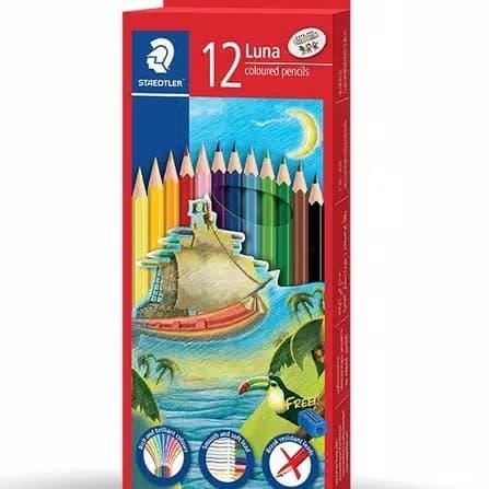 

Staedtler Luna Coloured Pensil 136 C12 Pensil Warna Panjang isi 12