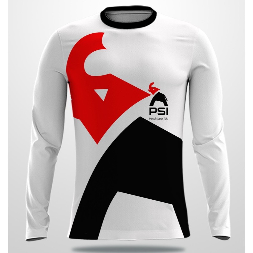 PSI / Kaos Baju Keren Partai PSI / Kaos Partai Solidaritas Indonesia - PSI Logo baru 2025