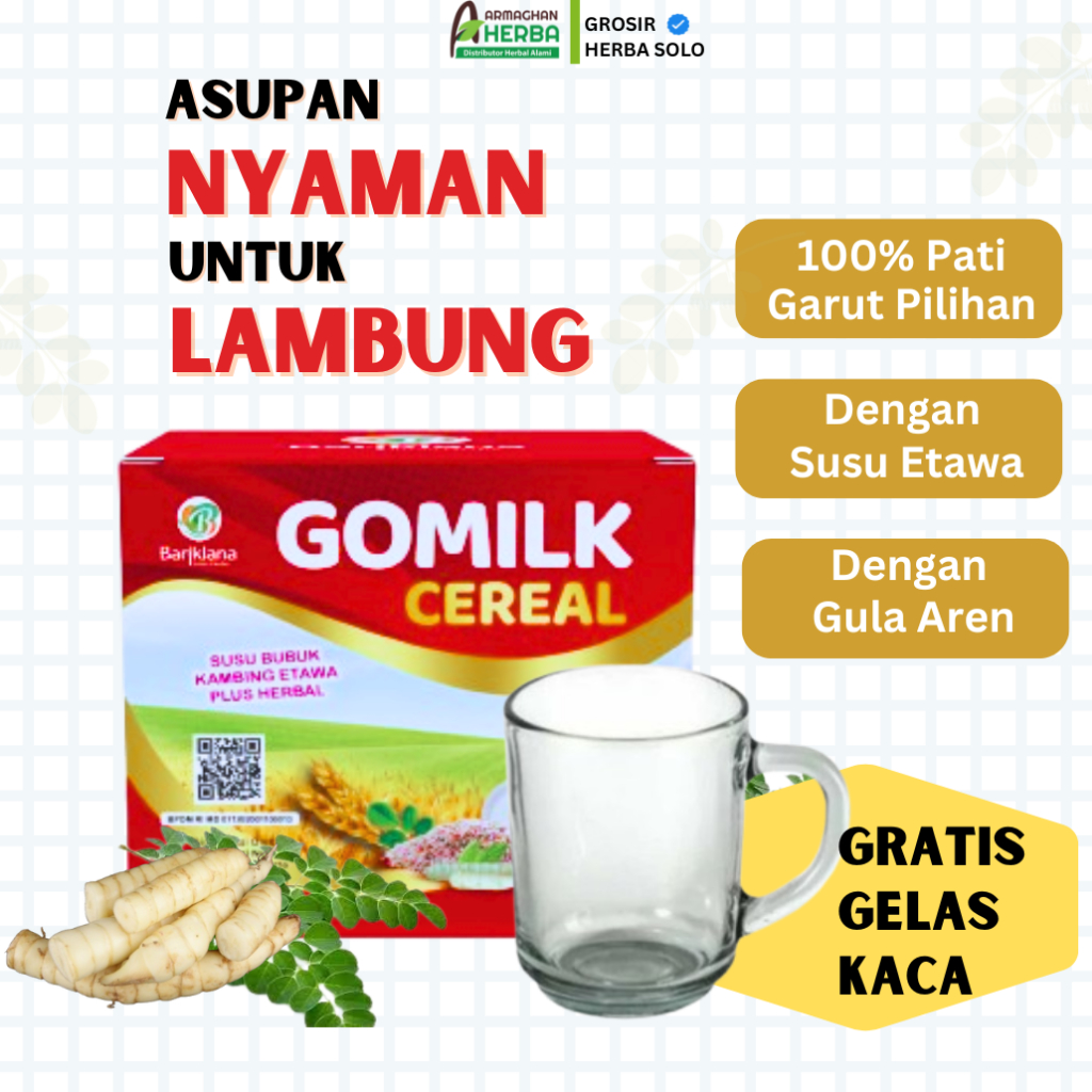 

[GRATIS HADIAH] GOMILK CEREAL 250 GR PENGGANTI SARAPAN YANG MENYEHATKAN