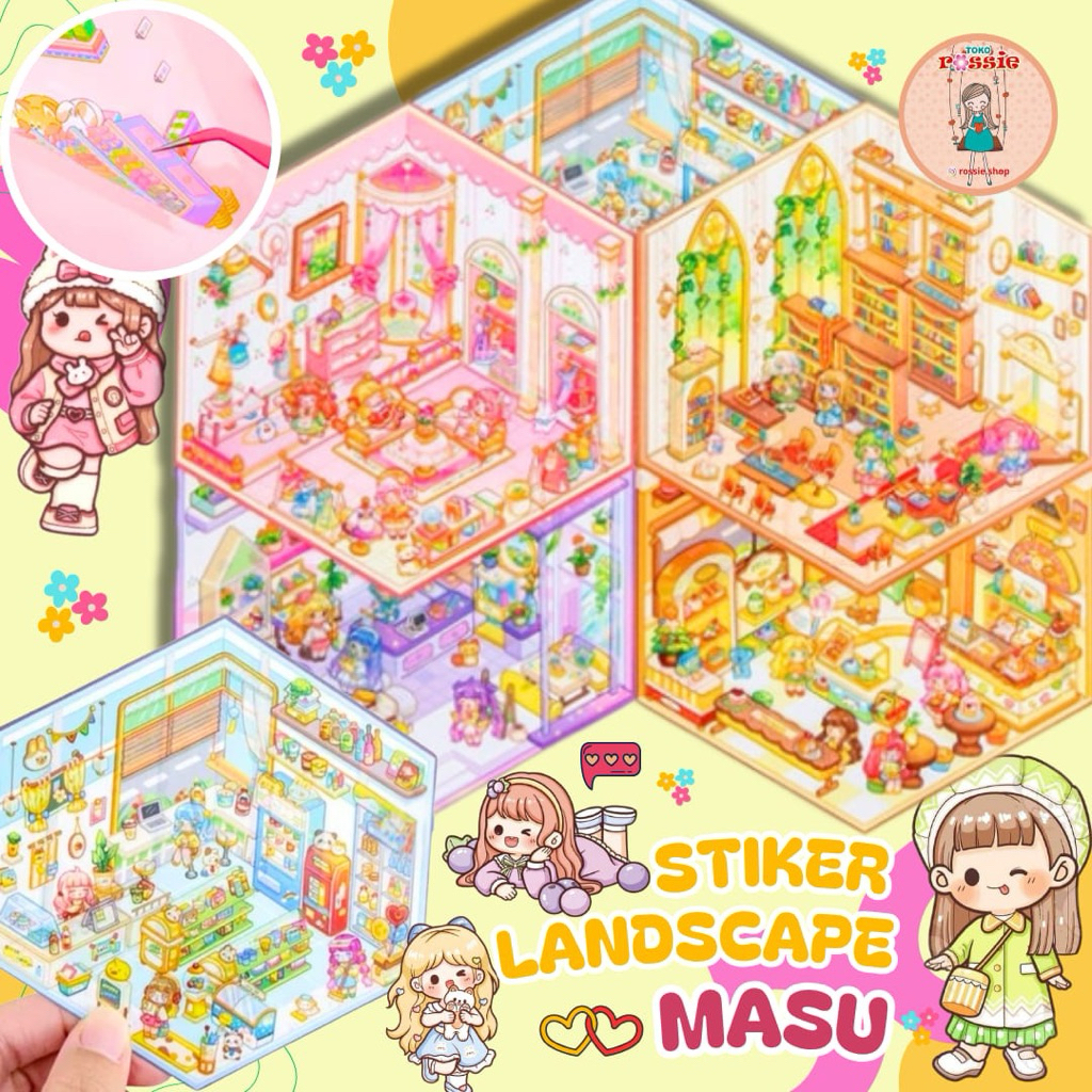 

Stiker Masu Sticker Lucu Viral Aesthetic/Stiker Masu Anti Air-Pvc/ Stiker Karakter Cewe Cute/Stiker 2D Motif Kartun Korea Lucu 100 Lembar Anti Air/Dekorasi/Sticker Box Aesthetic Karakter Cewek Korea/Lanscape Sticker/Mainan Edukasi/Stiker lucu