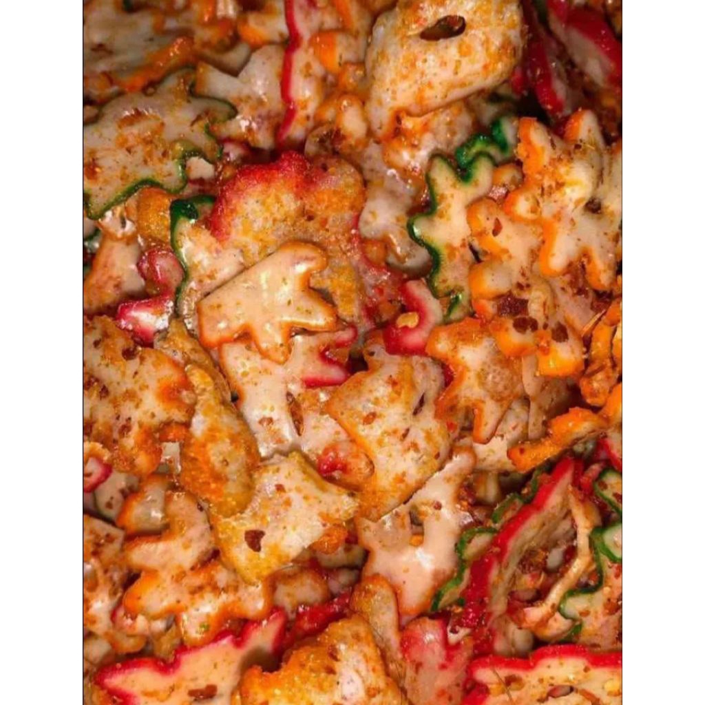 

Seblak kering kerupuk bintang pedas gurih aroma daun jeruk 250 gram