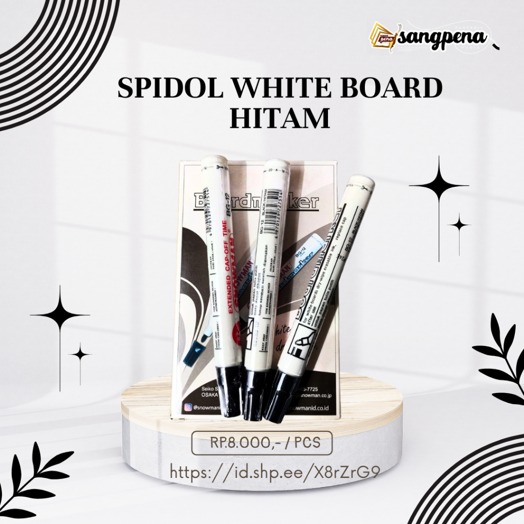 

SPIDOL WHITEBOARD MARKER HITAM