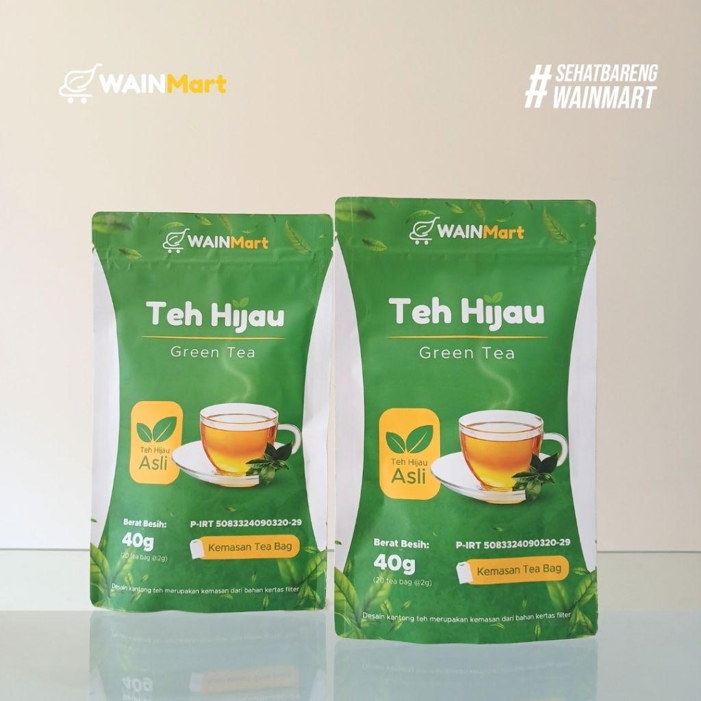 

Teh Hijau Green Tea Teh Celup Murni 20 Tea Bag