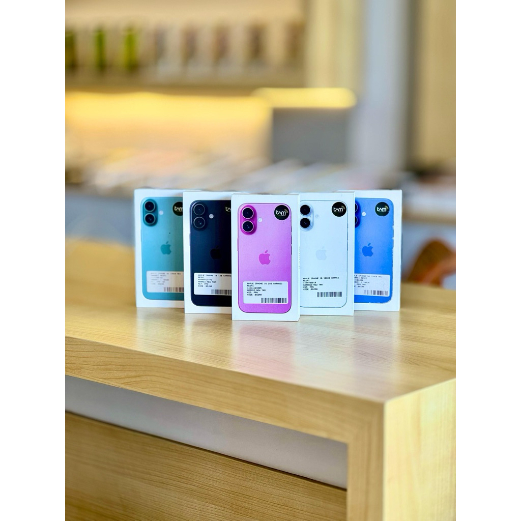 IPHONE 16 NEW 128GB BISA TUKAR TAMBAH