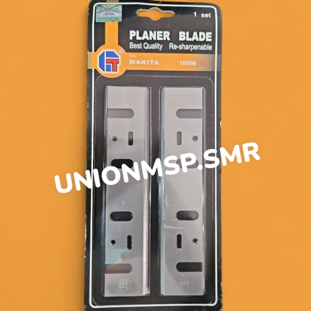 Pisau Ketam GT TCT 155mm Planer Blade 1805N – Mata Serut Kayu Tajam Re-sharpenable untuk Makita