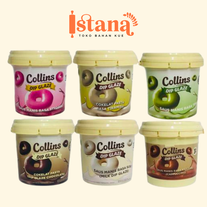 

COLLINS DIP GLAZE 1KG - Berbagai varian rasa