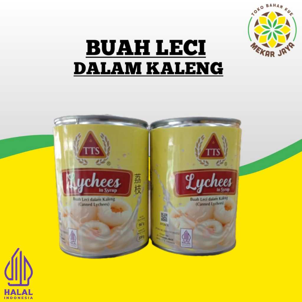 

TTS Lychee In Syrup 567g/Leci Kaleng