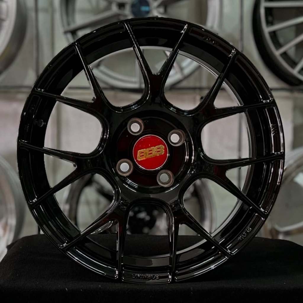 VELG BBS ZR-V7 RING 16 LEBAR 7 PCD 4X100 ET 38 WARNA BLACK| VELG MOBIL