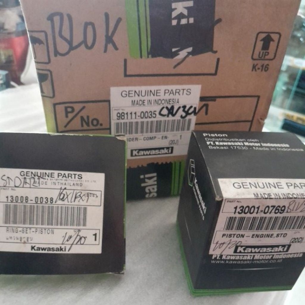 blok seher selinder klx 150 asli