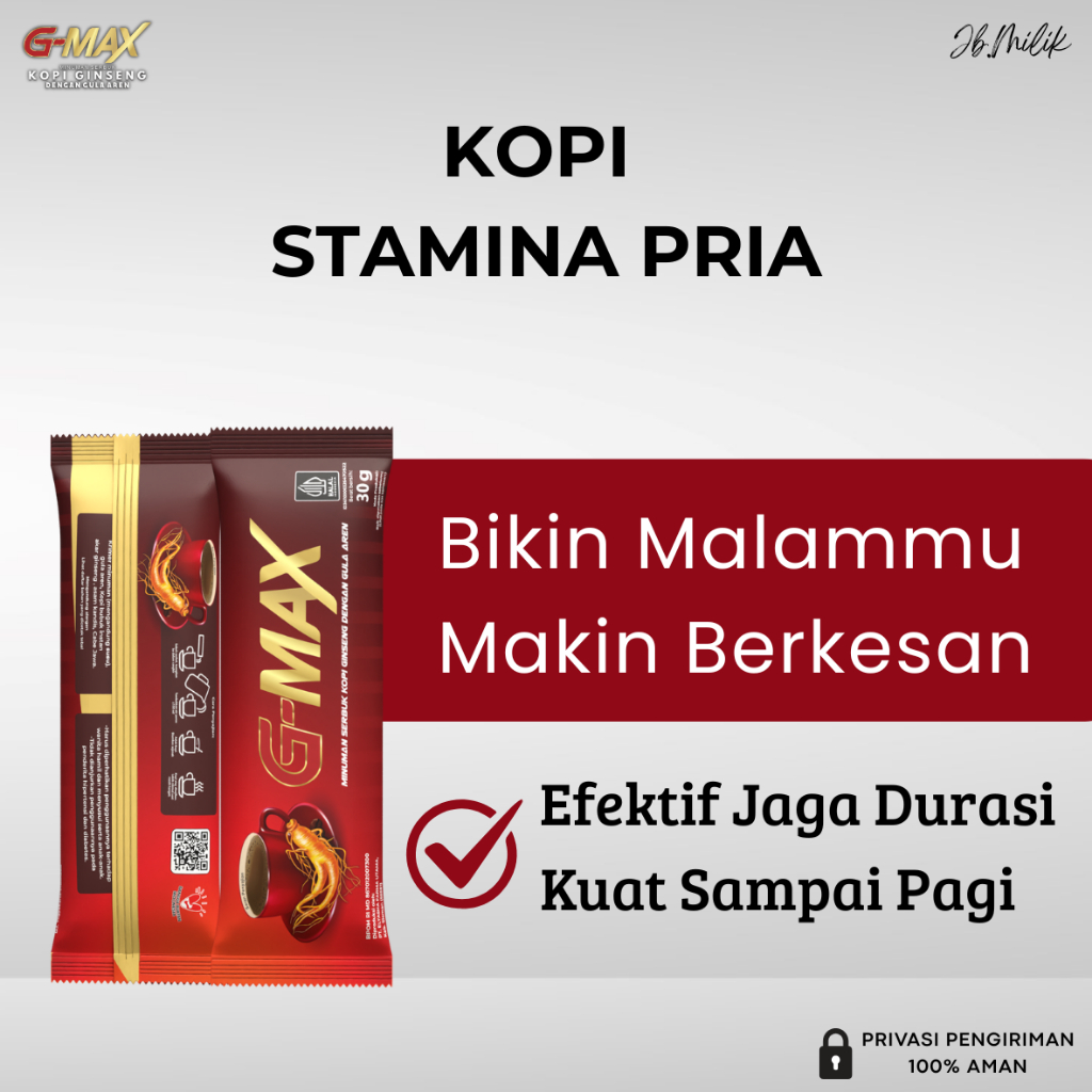 

KOPI GMAX ORIGINAL KOPI EXTRA GINGSENG HALAL BPOM