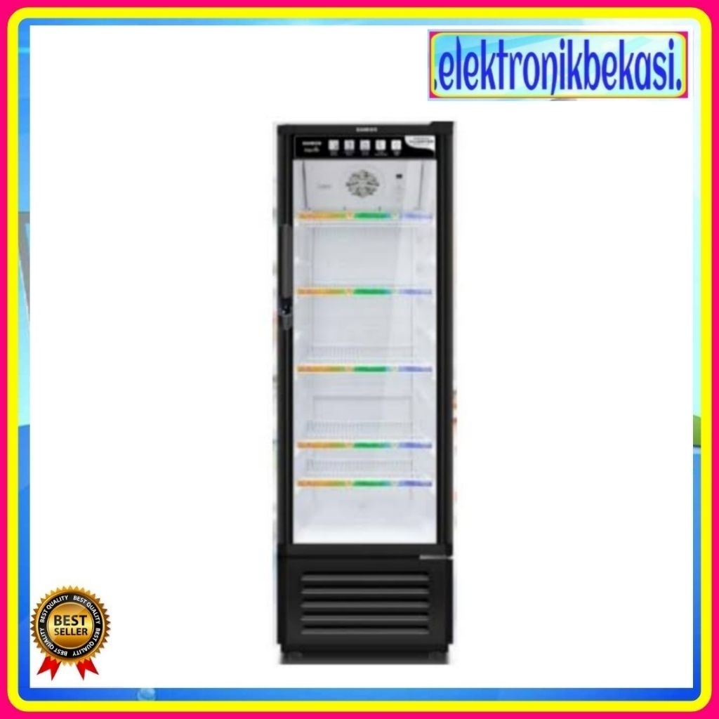 SHOWCASE SANKEN SRS 288 V / SHOWCASE SANKEN 5 RAK INVERTER  / SANKEN SRS-288V INVERTER 5 RAK