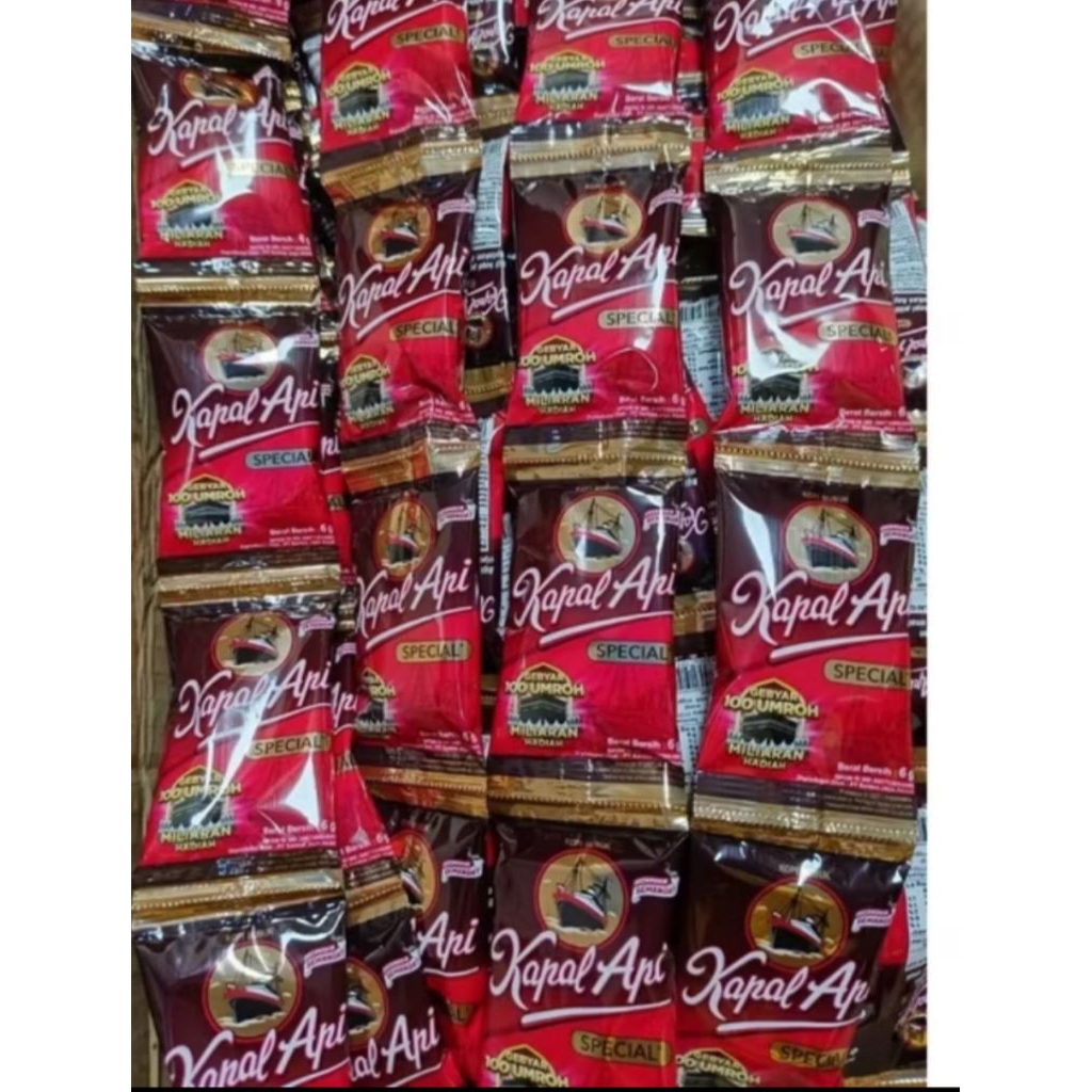 

kopi kapal api mini 1renteng isi 10saset