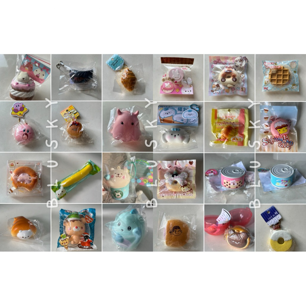UNDER 100K SQUISHY FLASH SALE ibloom creamiicandy yummiibear leilei cdn sanrio sq japan china etc