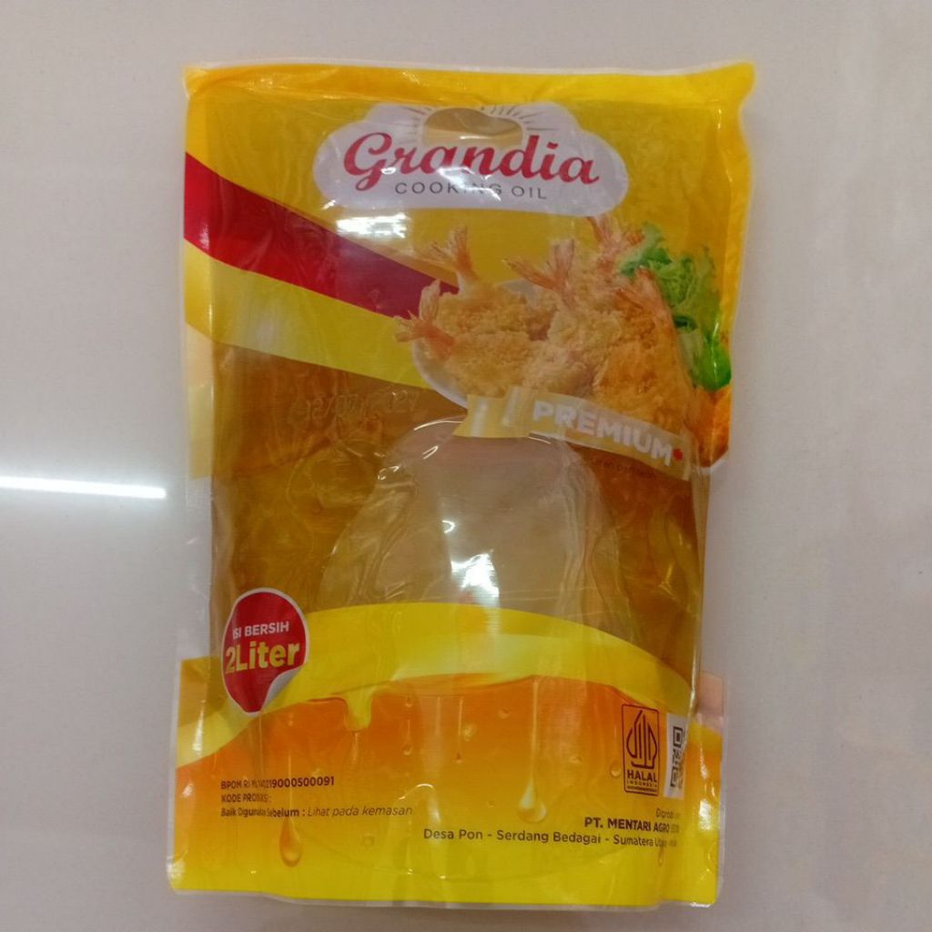 

(PROMO HEMAT) GRANDIA - MINYAK GORENG 2 liter