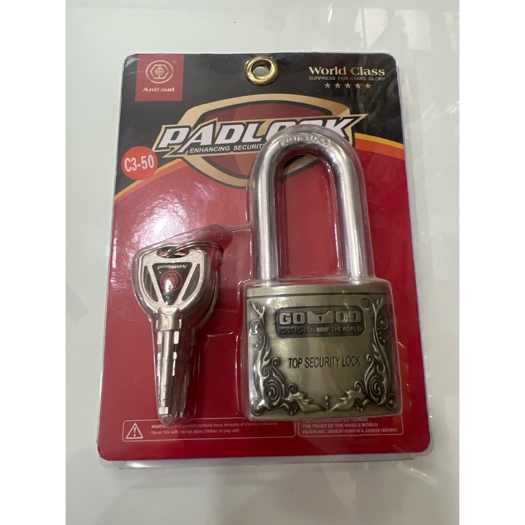 GEMBOK PADLOCK LEHER PANJANG BESAR