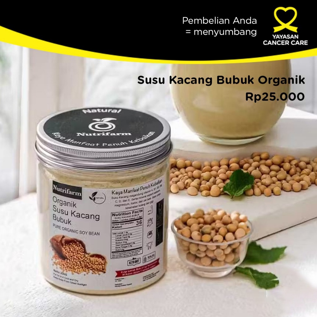 

Nutrifarm Susu Kacang Kedelai Sangrai 200 g