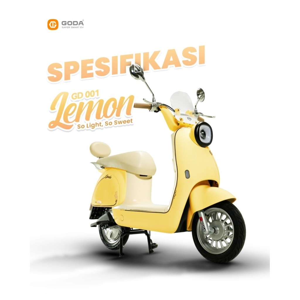 Goda - sepeda listrik Goda lemon 001 Goda lemon 600 watt