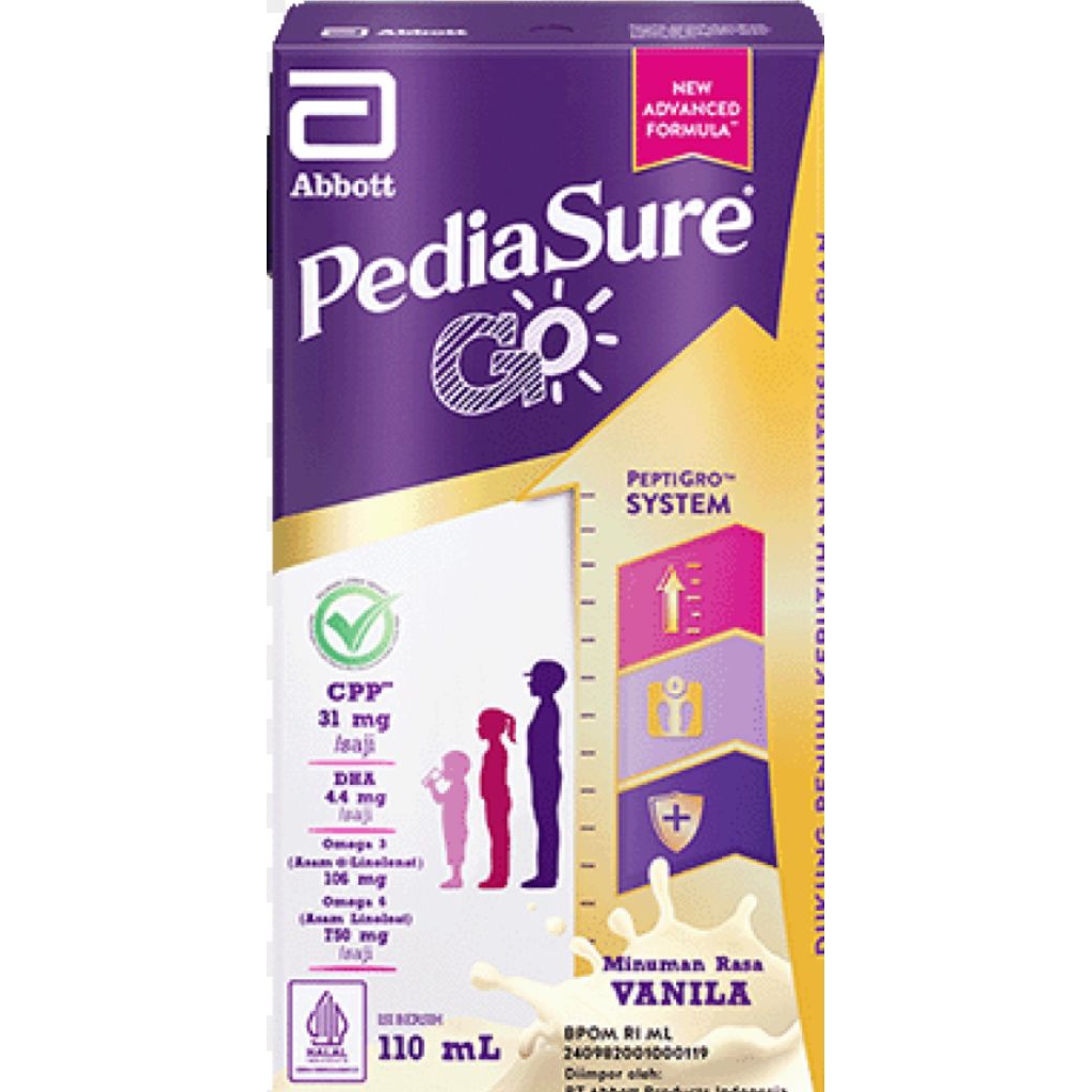 RB7 PEDIASURE GO UHT COKLAT/VANILA