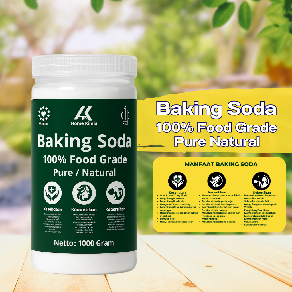 

Home Kimia Baking Soda Murni ( 100% food grade pure // natural ) Baking Powder Bisa Di minum