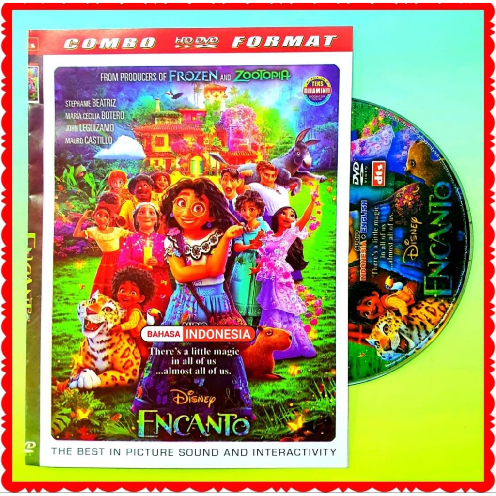 KASET DVD ENCANTO - KASET DVD ANAK-ANAK - KASET DVD ANIMASI ANAK ENCANTO
