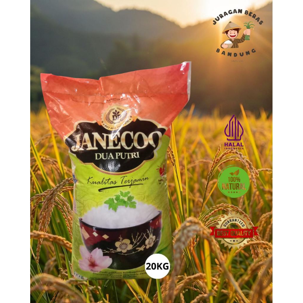 

Beras Janecoo 5 Kg Repack 20 Kg dan 25 Kg Pulen Enak