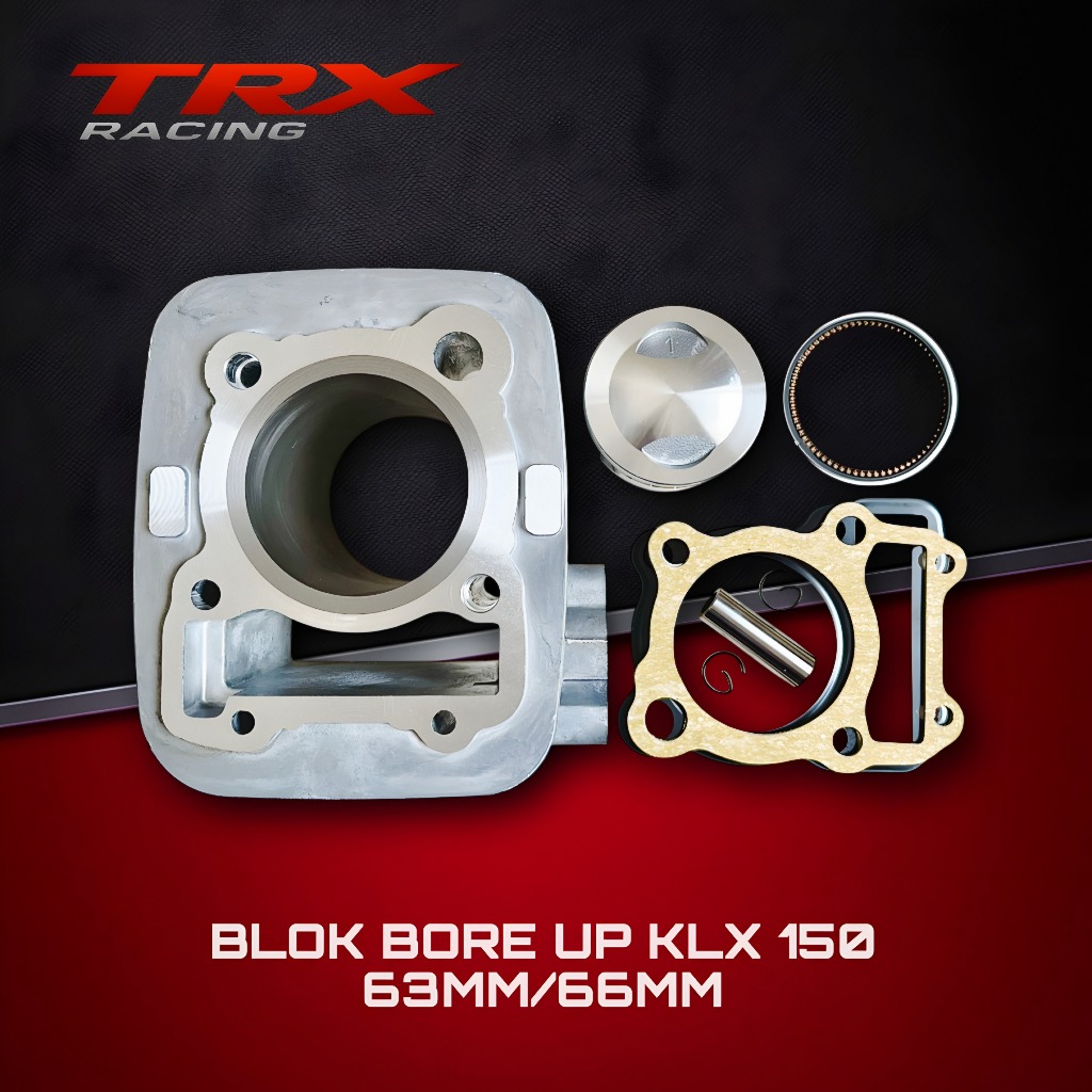 BLOK SEHER PAKET BORE UP KAWASAKI KLX 63MM 66MM
