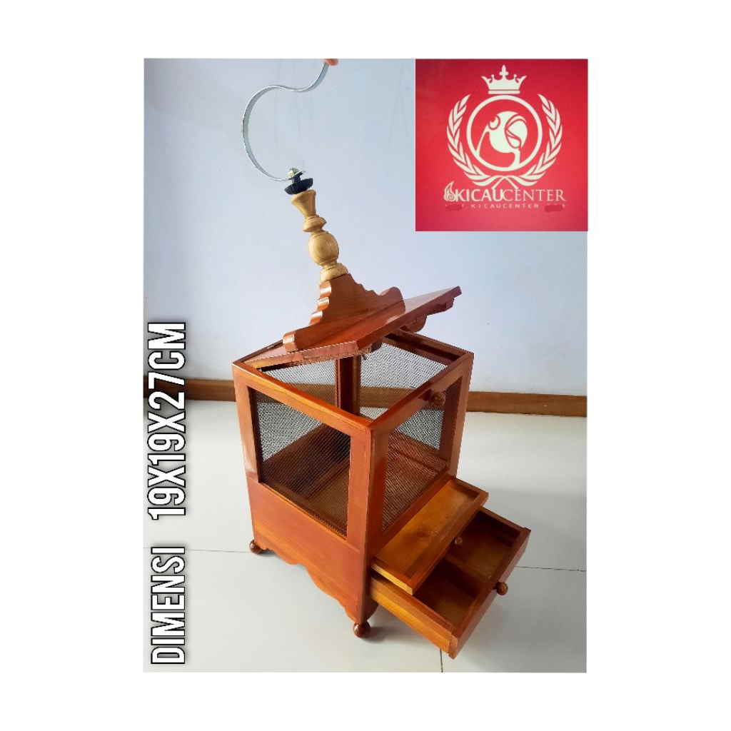 KANDANG JANGKRIK KAYU JATI ISTIMEWAH