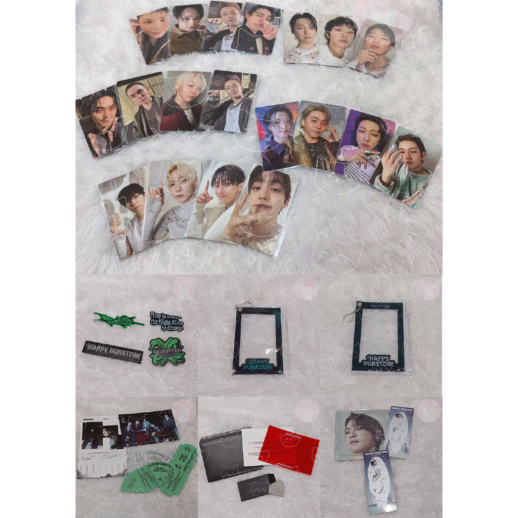 [SEVENTEEN] BACA DESKRIPSI | Seventeen 5th Album Happy Burstday Photocard Holder POB PVC New Escape 