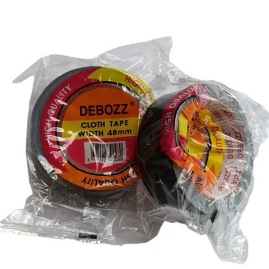 

Lakban Kain / lakban jilid Cloth tape 48mm Lakban Hitam Debozz uluran 1” 1.5” 2”