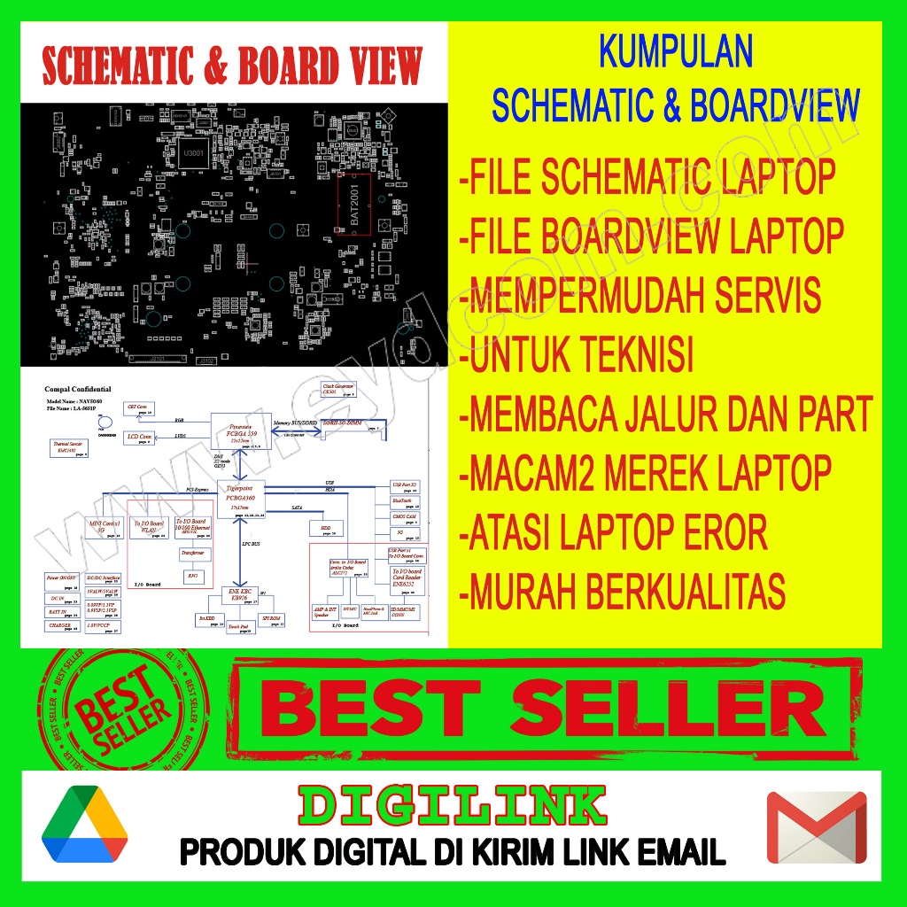 SCHEMATIC DAN BOARDVIEW LAPTOP PREMIUM KUMPULAN RIBUAN SKEMA MEREK DAN TIPE LEKTOP UNTUK TEKNISI