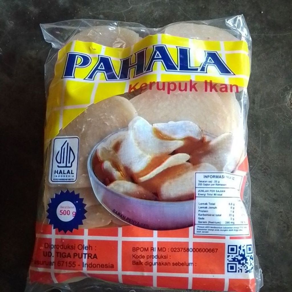 

500 GRAM KERUPUK IKAN PAHALA.MENTAH