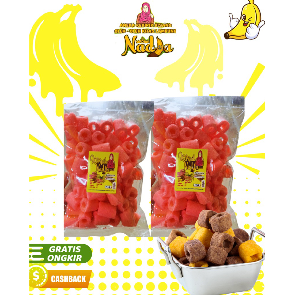 

snack momogi 100 gram | keripik Nadia