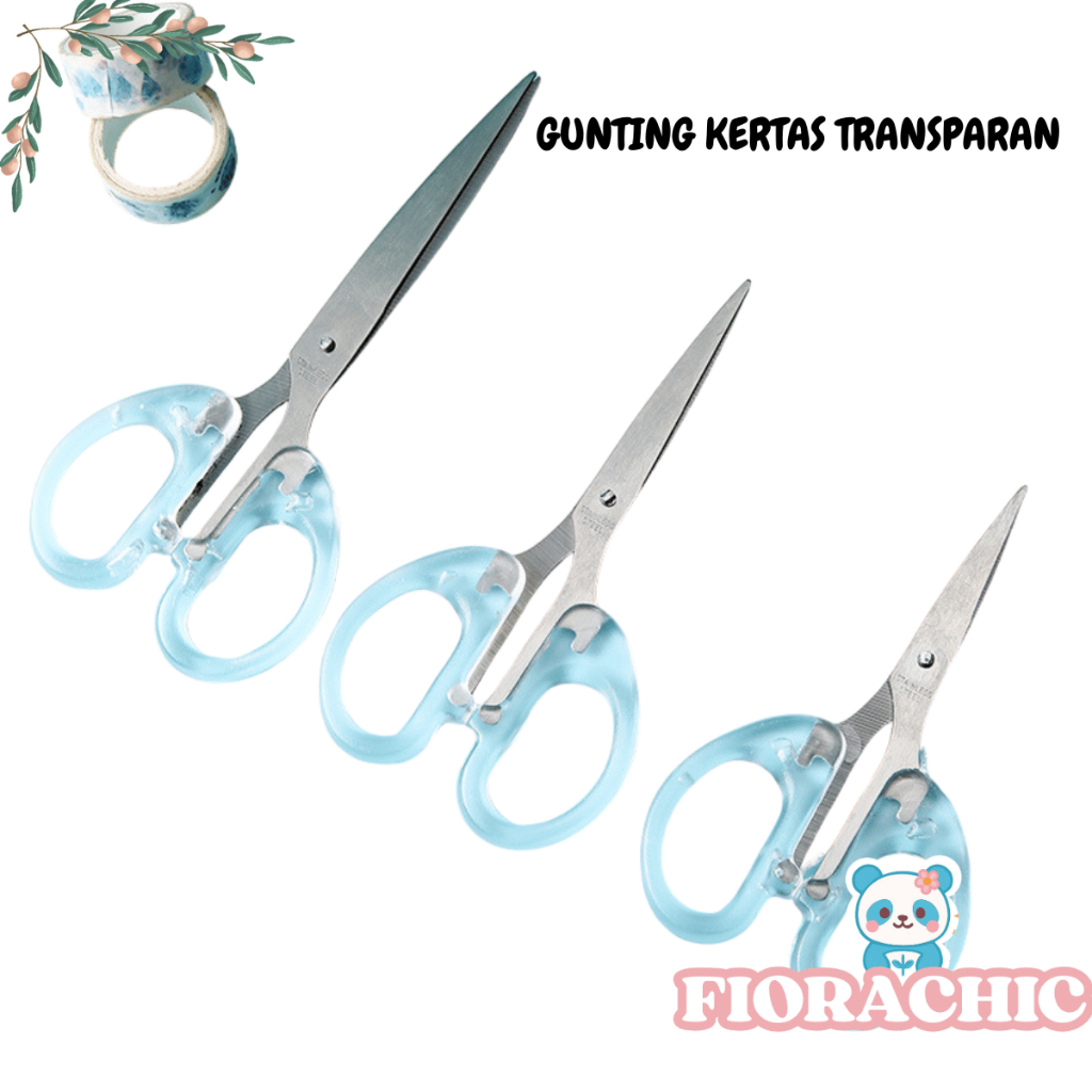 

FC- GUNTING KERTAS TRANSPARAN H562 GUNTING KERTAS AESTHETIC TRANSPARAN SCISSORS SCRAPBOOK