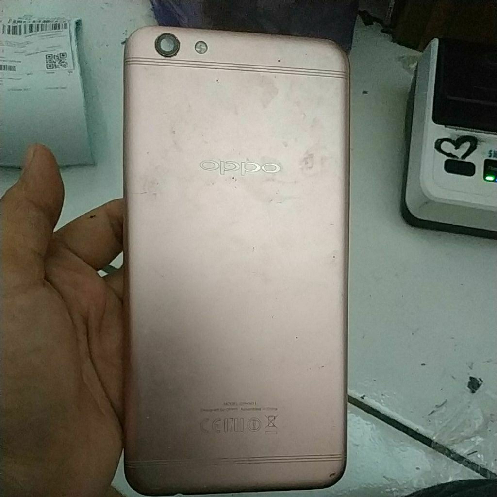 Backdoor bekas Oppo f3 plus kurang tombol on off