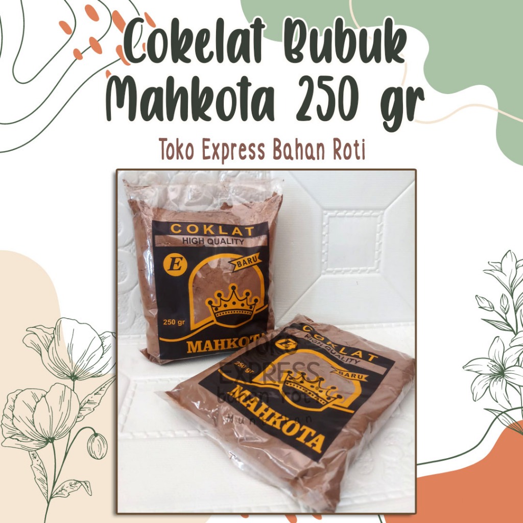 

Cokelat Bubuk Mahkota 250 gram