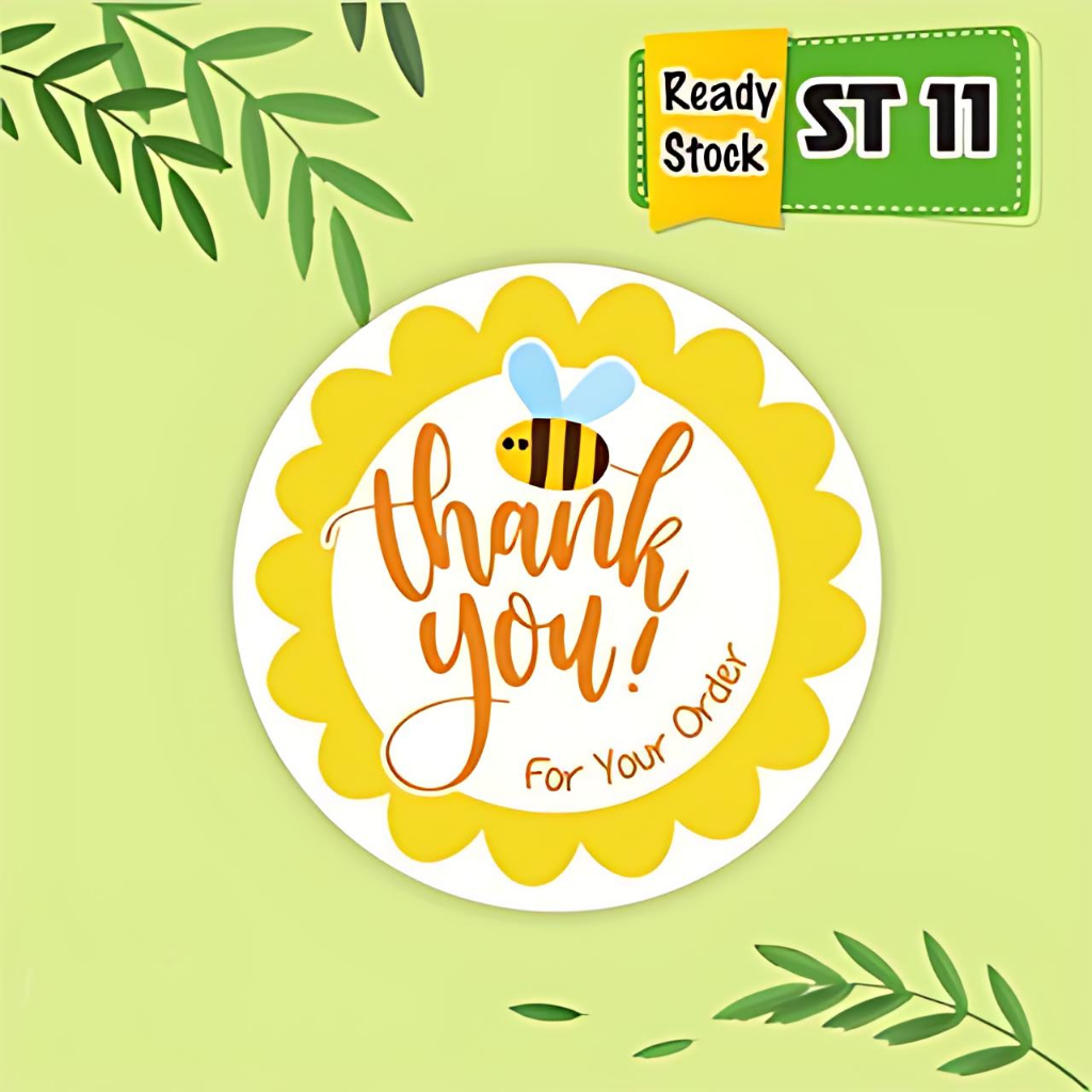 

Stiker Thank You For Your Order Kekinian Termurah / sticker - Kode ST 11