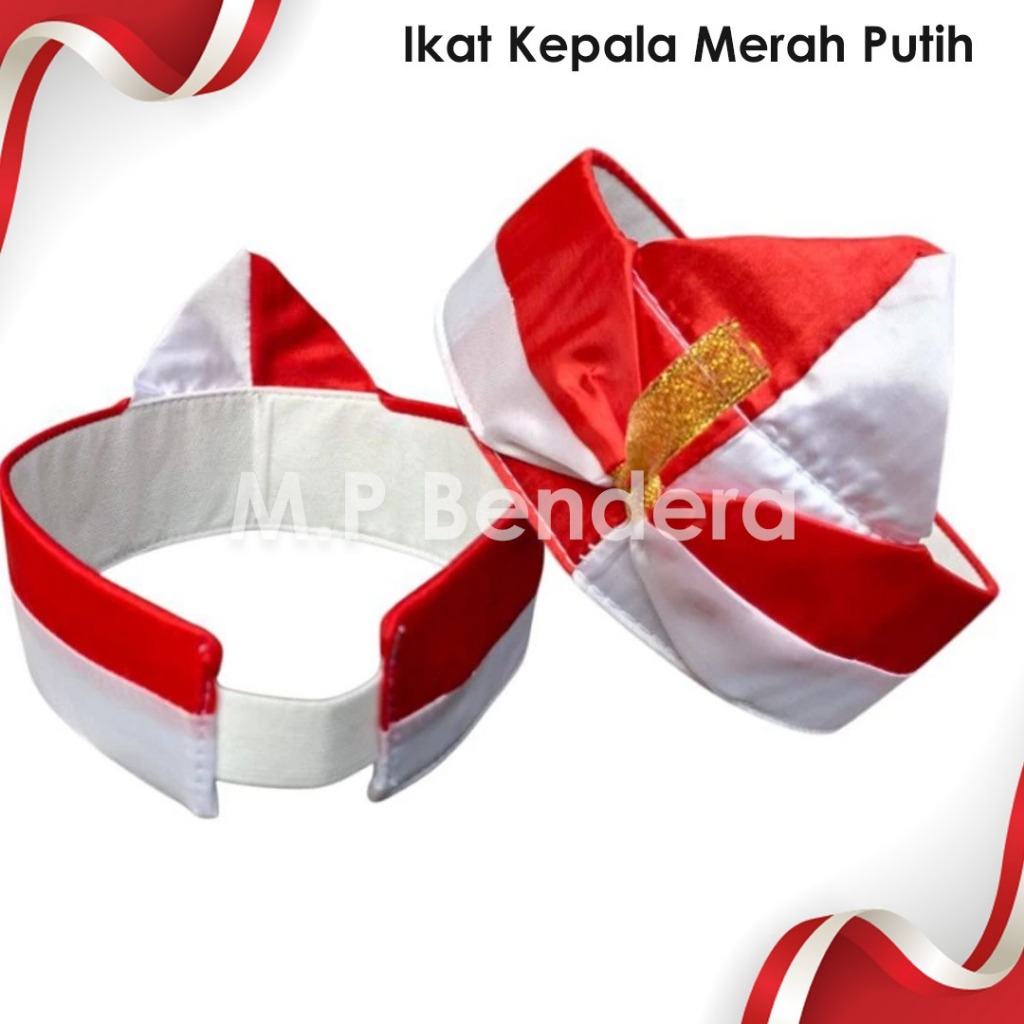 Ikat Kepala Merah Putih Bando Merah Putih | Ikat Kepala 17 Agustus | 1 Pcs