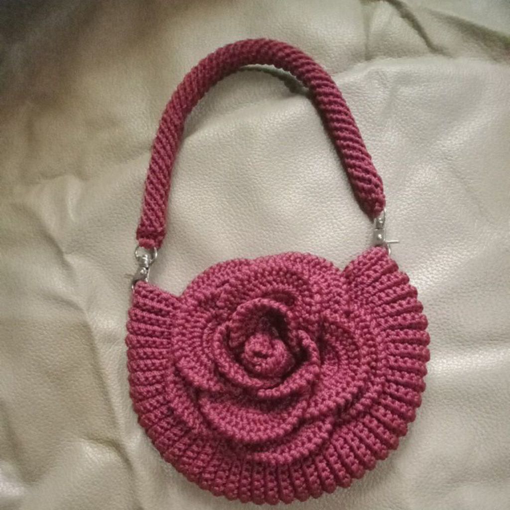 Handbag rajut anak-anak 3D/ tas rajut/ tas tangan anak-anak /tas lucu rajut