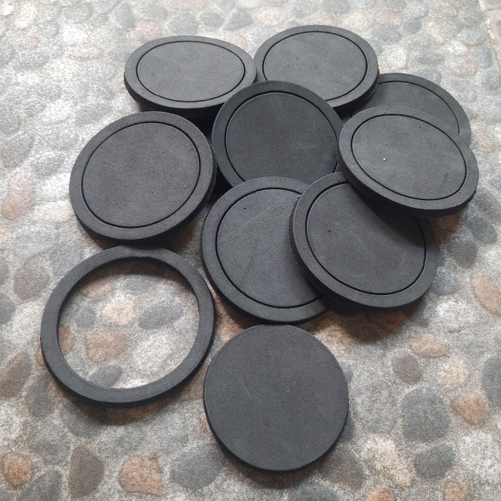 

Eva Foam Hitam OD60mm X ID50mm Busa Ati Karet Bulat Cutting Custom Laser