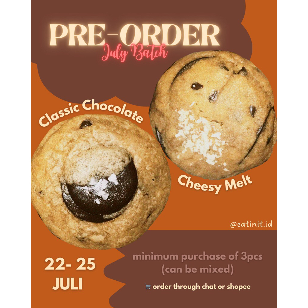 

[eatinit] Classic Chocolate Chip & Cheesy Melt Soft Cookies