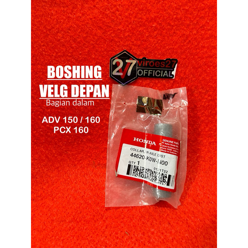 Boshing Tromol Velg Depan PCX 160 ADV 150 / 160 ORIGINAL HONDA