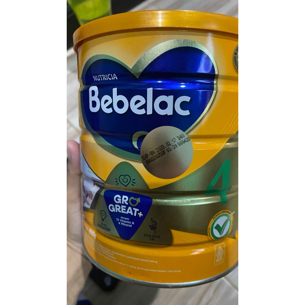 

jual rugi Bebelac 4 Vanila 800gr masih segel BARU