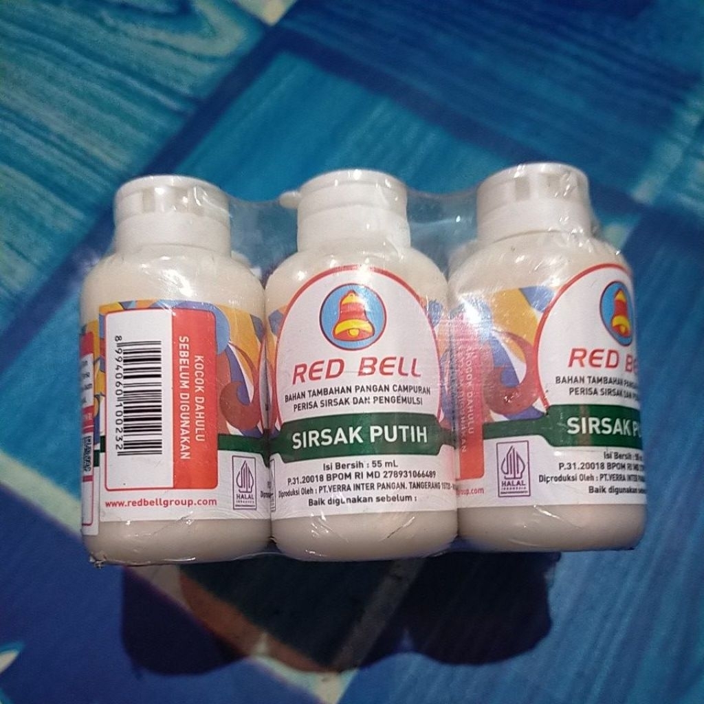 

red bell sirsak putih 55 ml satu pack isi 6 botol