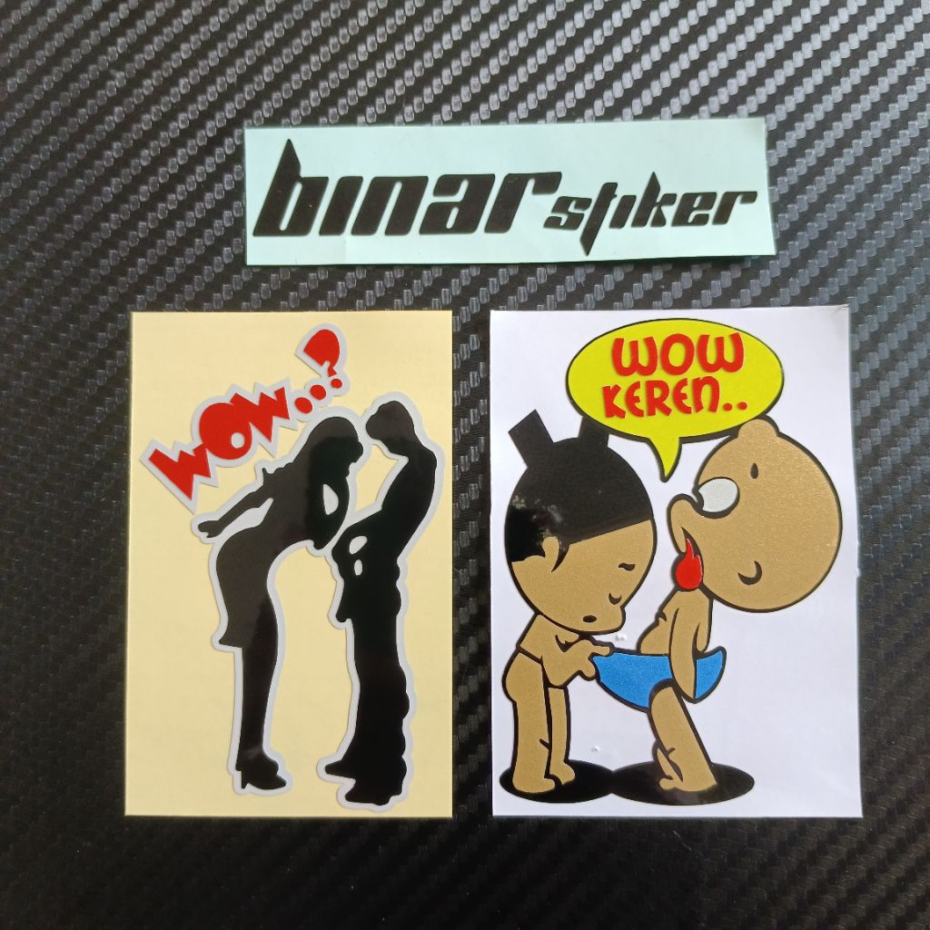 

STIKER CUTTING WOW KEREN